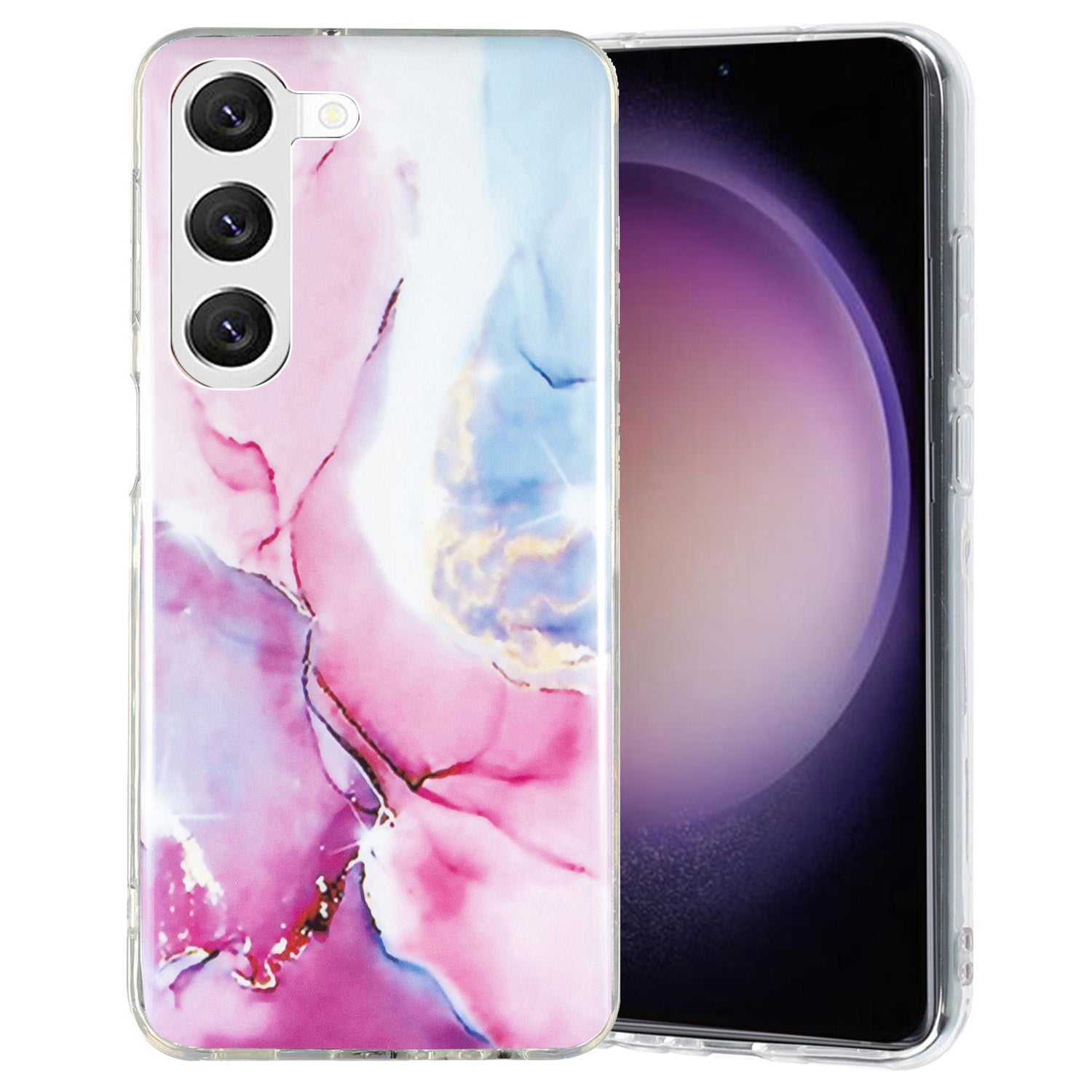 For Samsung Galaxy S23 IMD Marble Pattern TPU Case Back Protector Bump Proof Phone Cover For Samsung Galaxy S23 IMD Marble Pattern TPU Case Back Protector Bump Proof Phone Cover
